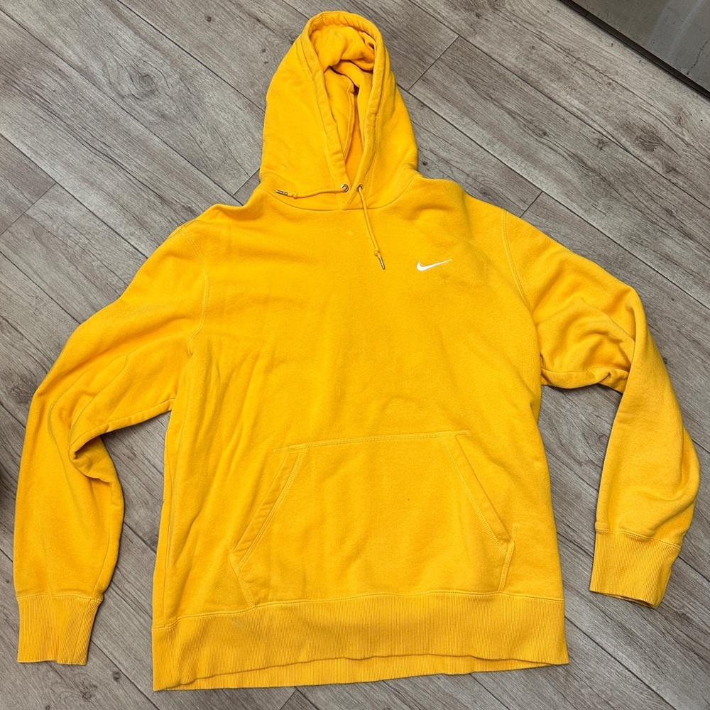 Yellow Nike hoodie